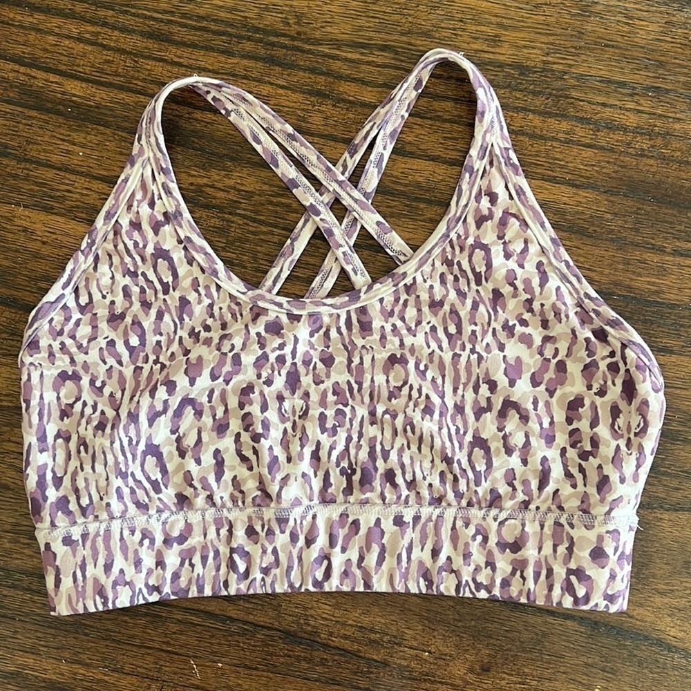 Laundry by Shelli Segal sports bra | animal print | size medium
